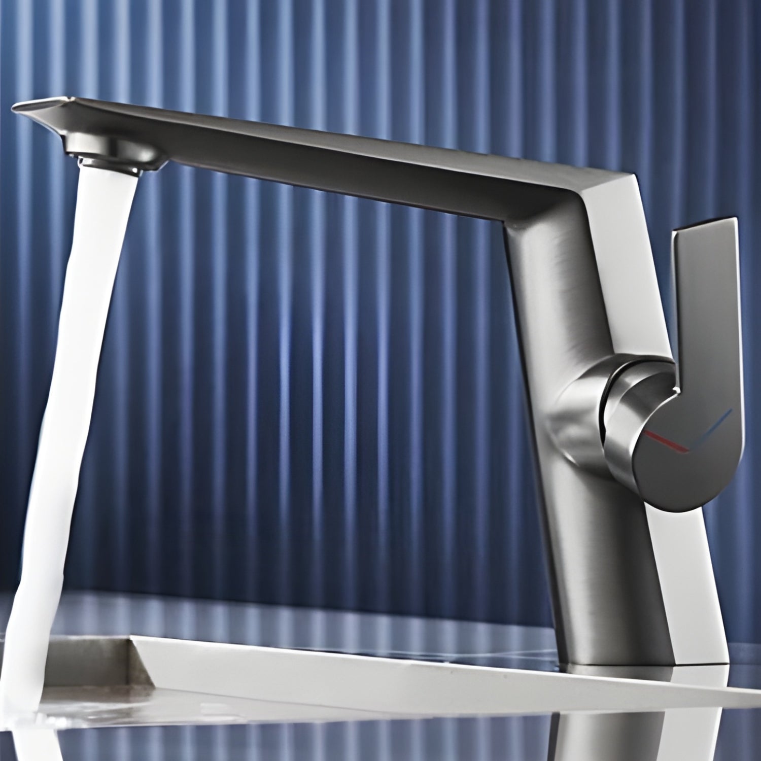 Halsa - Nordic Single Handle Hot & Cold Mixer Bathroom Sink Tap