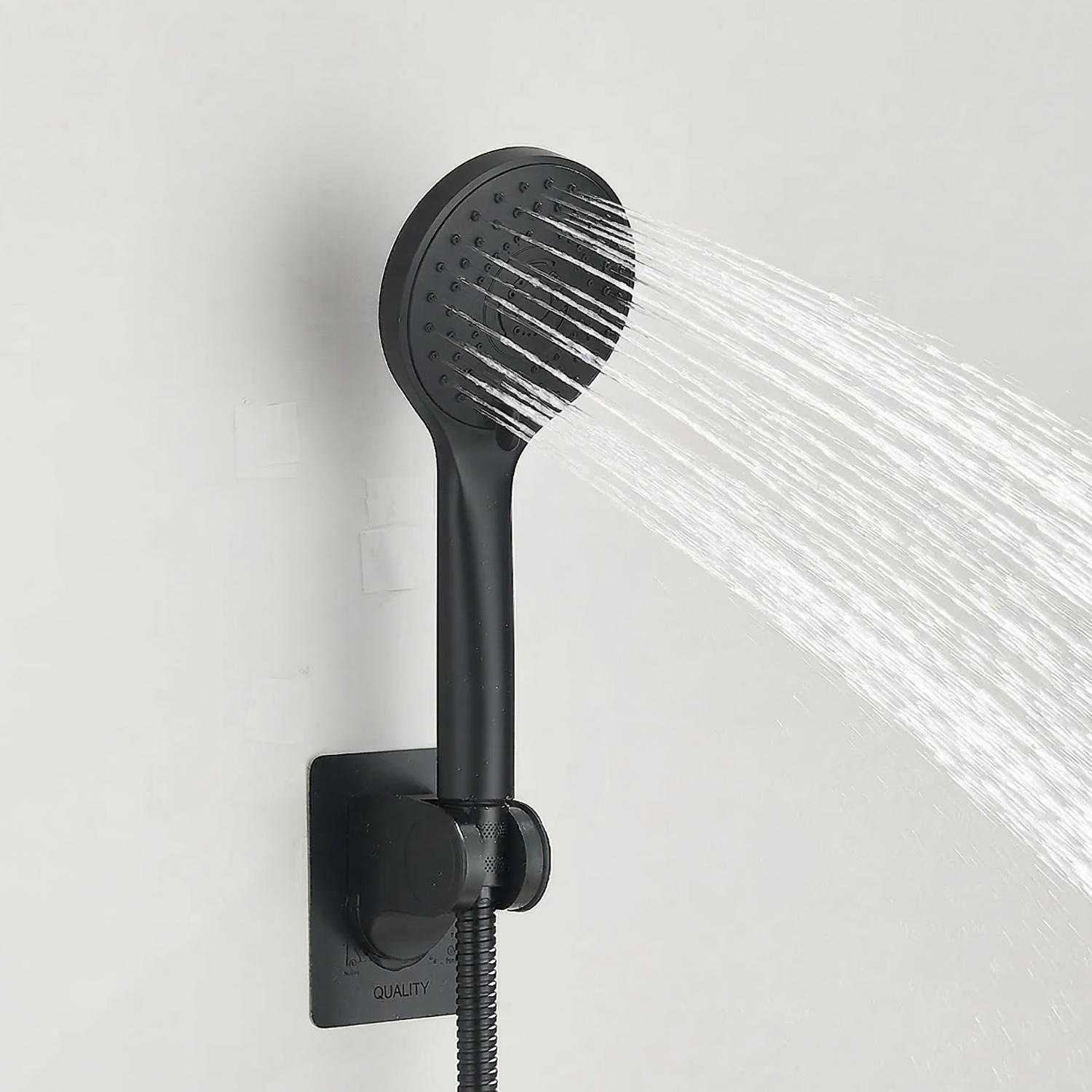 Halti - Shower Head Combo 8-12 Inch High Pressure Rain Shower Head with Adjustable Extension Arm With 3-way Handheld Shower Spray
