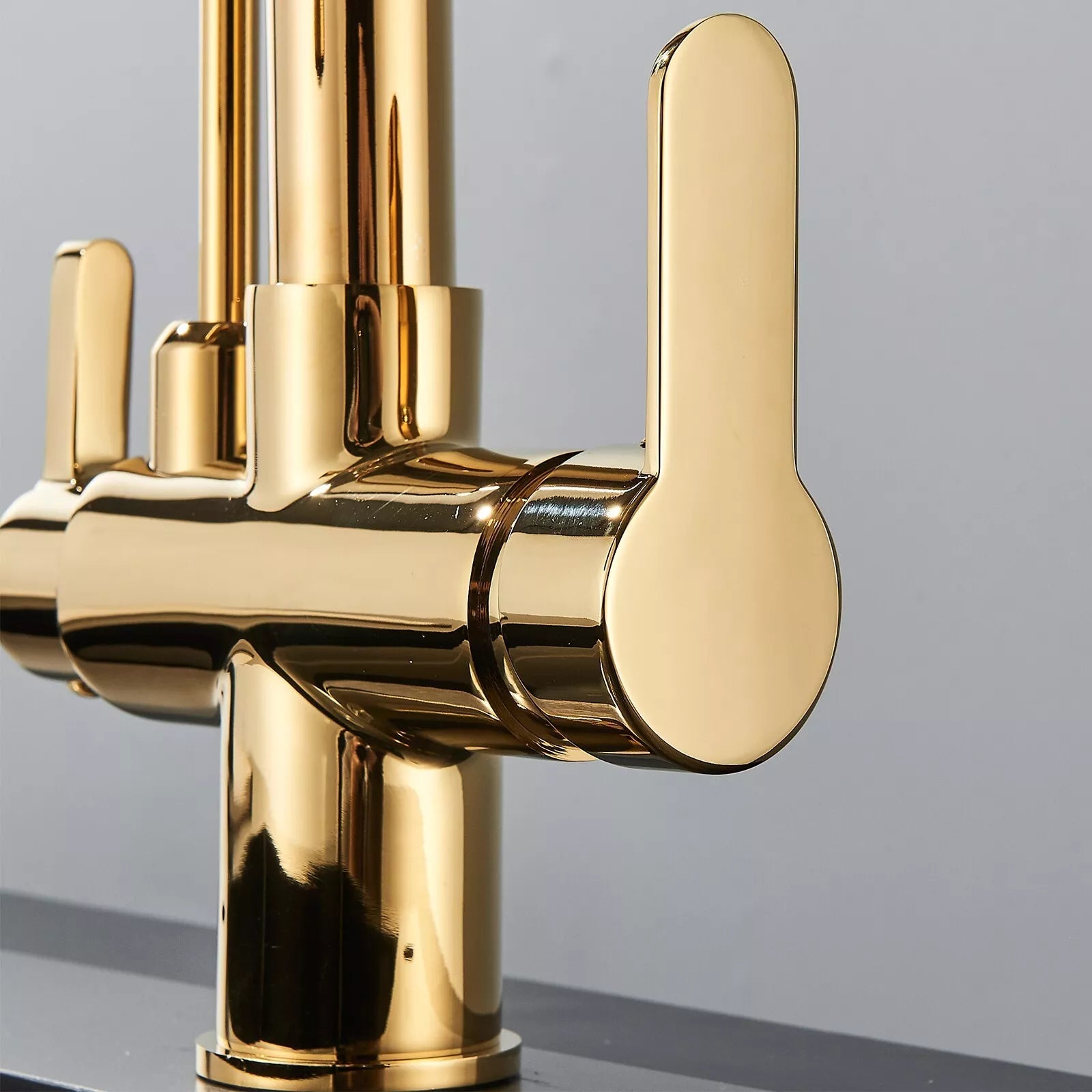 Karlstad - Three-Way Kitchen Faucet with Filter Tap & Pull-Down Spout for Kitchen Sink