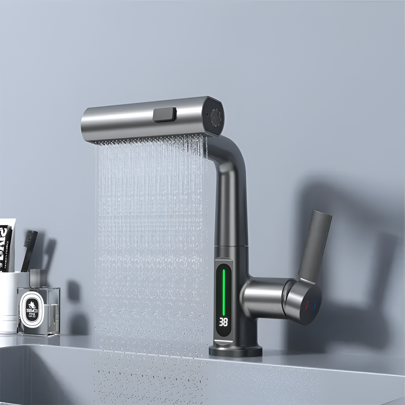 Helsingborg - Smart Modern Waterfall Bathroom Faucet