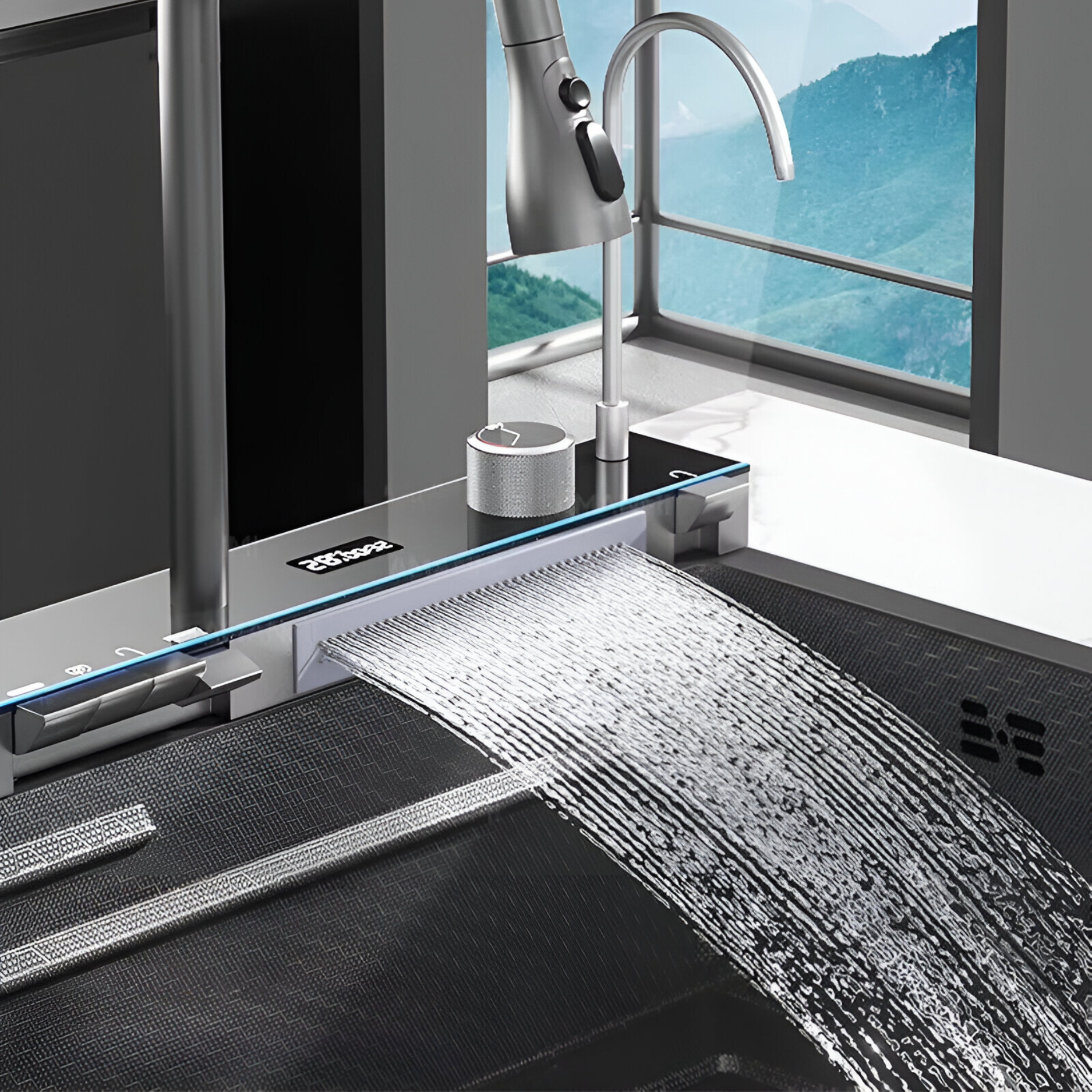 Smart workstation kitchen sink