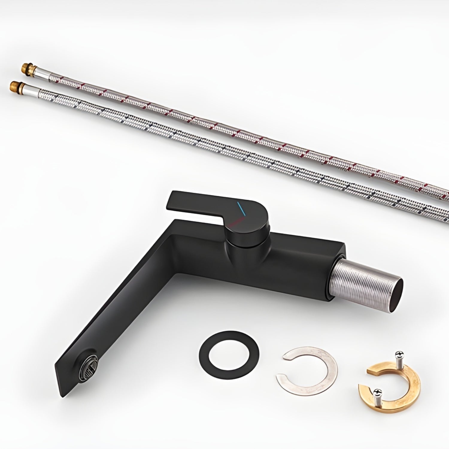 Halsa - Nordic Single Handle Hot & Cold Mixer Bathroom Sink Tap