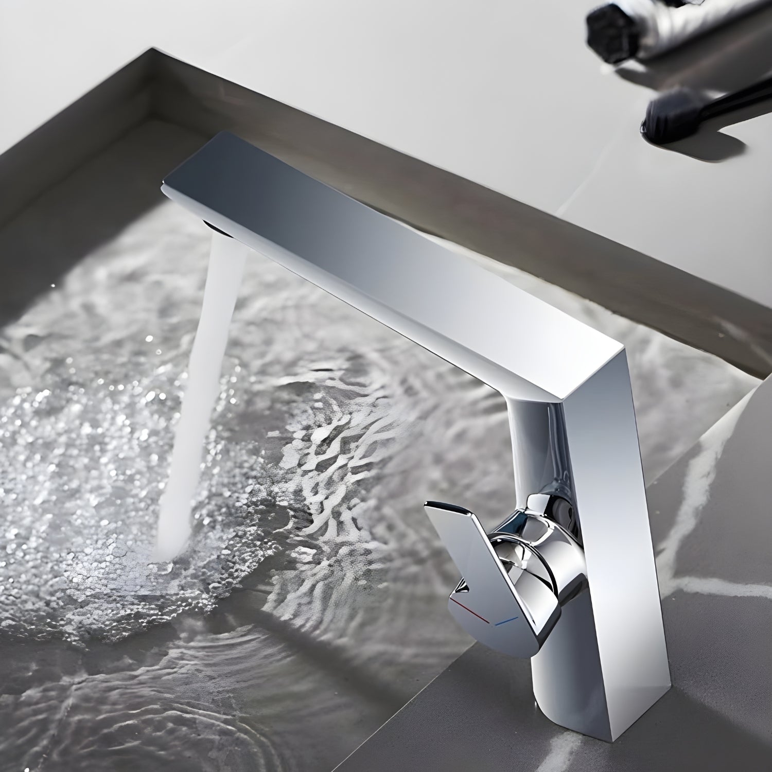 Halsa - Nordic Single Handle Hot & Cold Mixer Bathroom Sink Tap