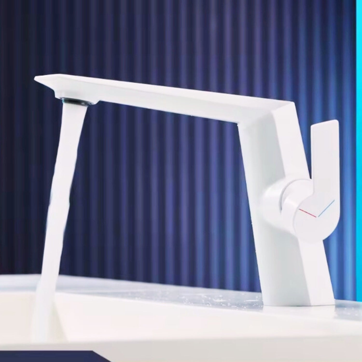 Halsa - Nordic Single Handle Hot & Cold Mixer Bathroom Sink Tap