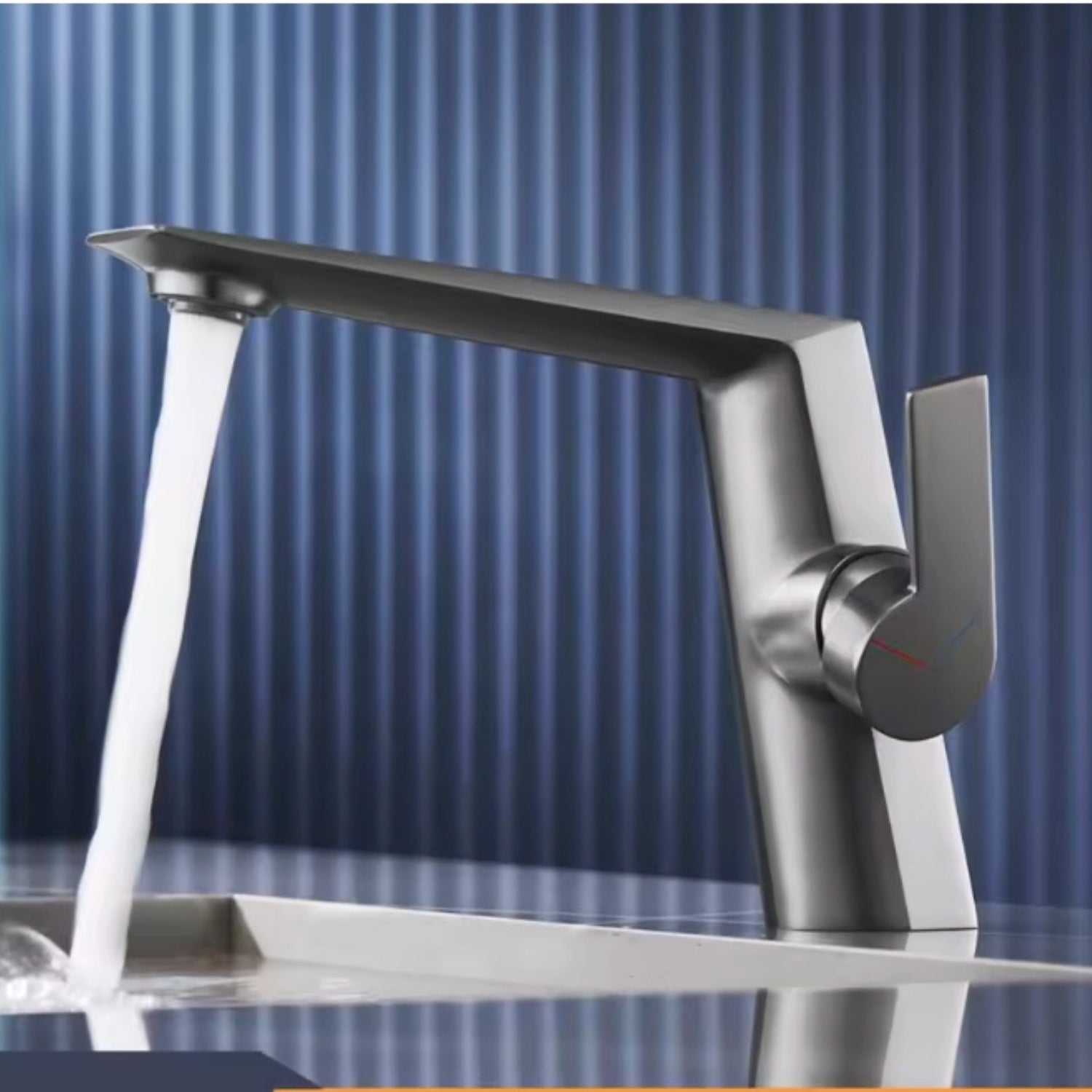 Halsa - Nordic Single Handle Hot & Cold Mixer Bathroom Sink Tap