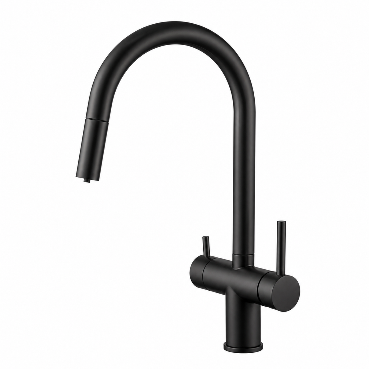 Rondane - WaterMark Certified 3-Way Kitchen Faucet with Filter Tap & Pull-Out Sprayer for Kitchen Sink
