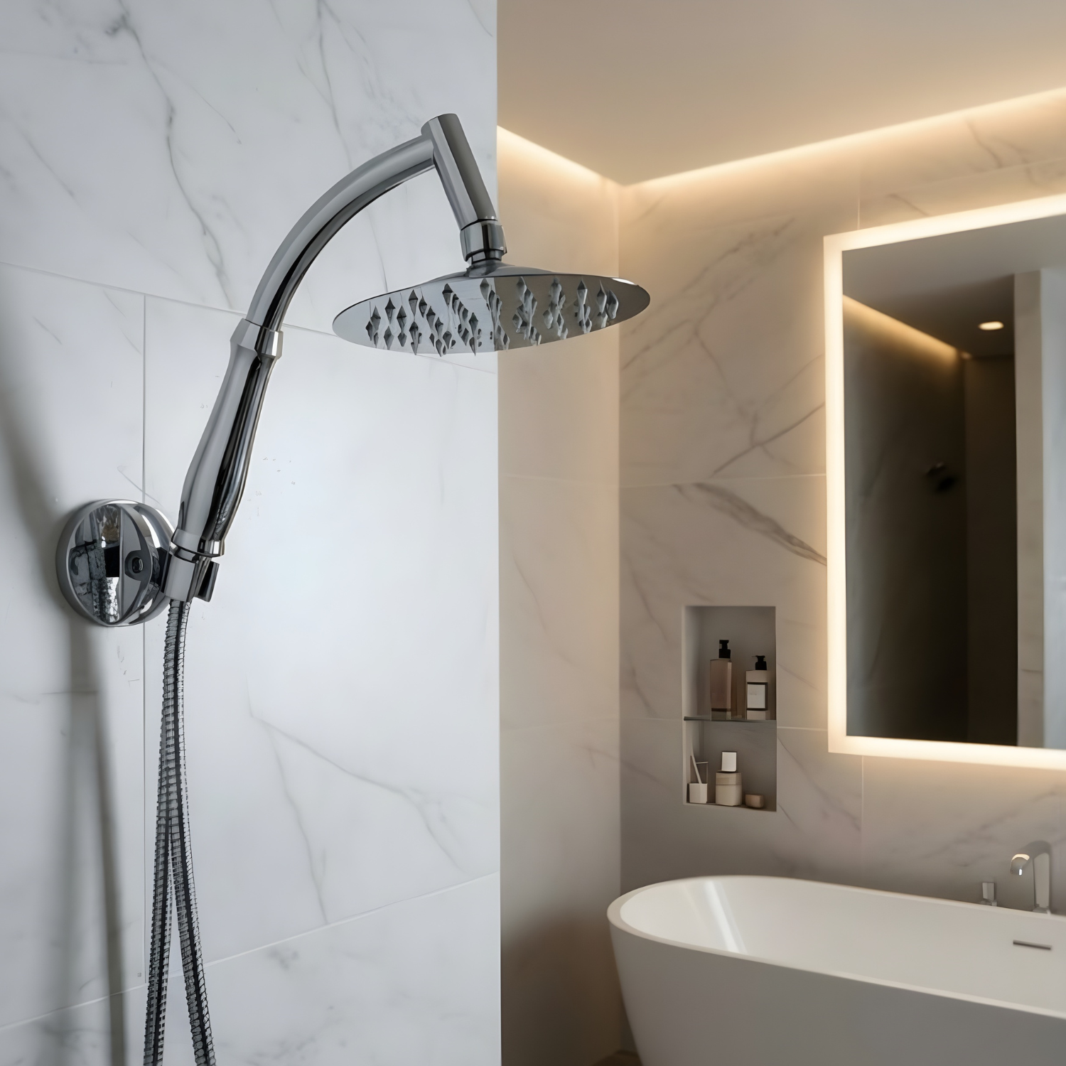 Lulea - Three-Way Kitchen Faucet with Filter Tap & Pull-Out Spout for Kitchen Sink