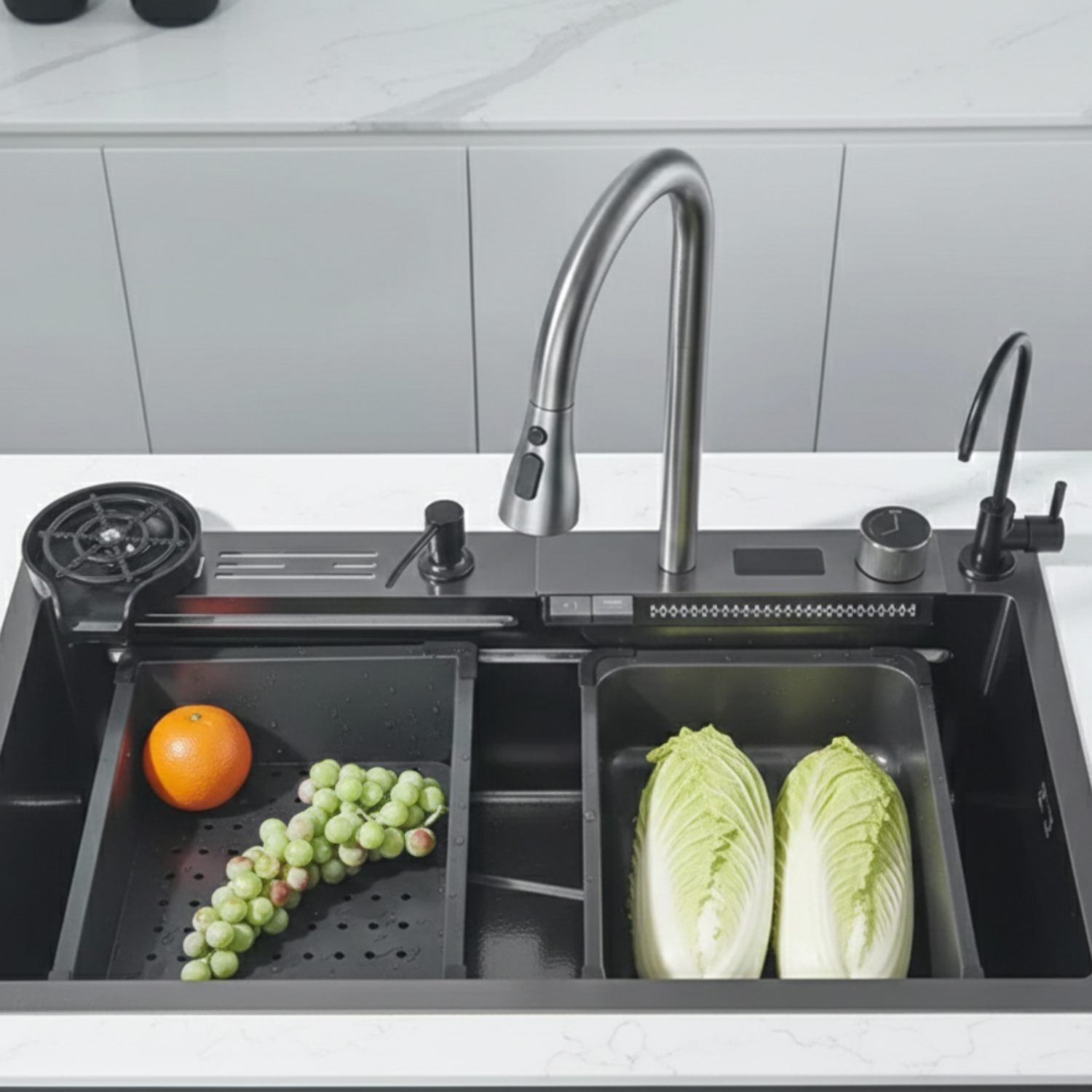 Assebakte - 29" Smart Waterfall Kitchen Sink