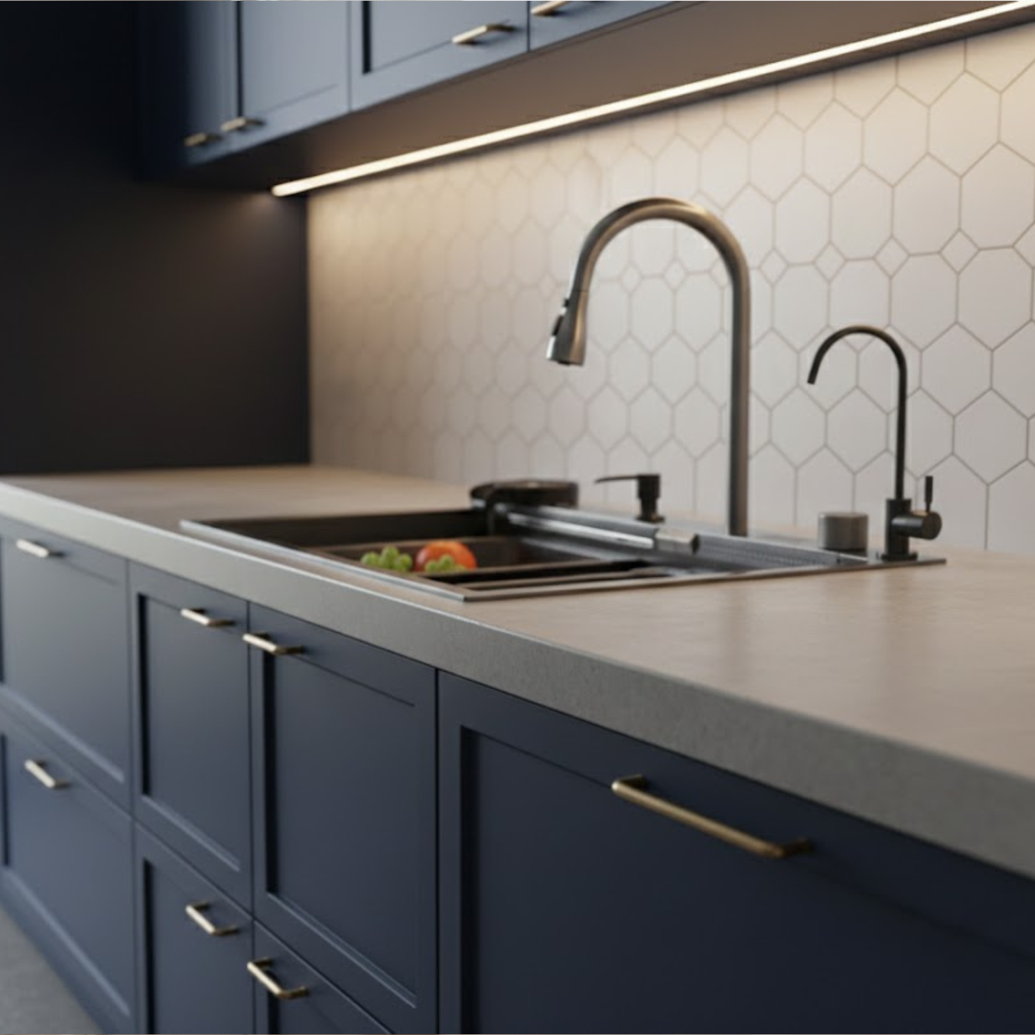 Assebakte - 29" Smart Waterfall Kitchen Sink