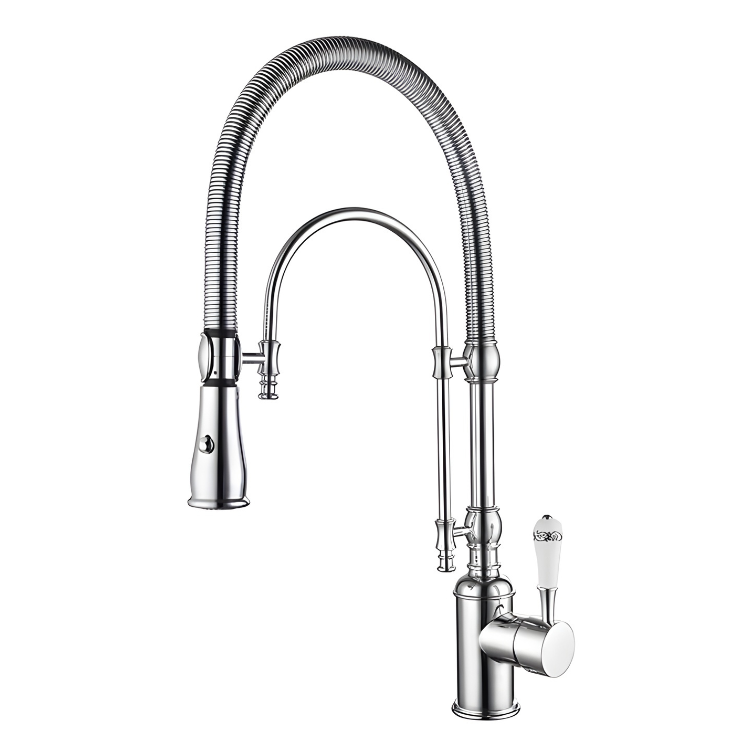 Visby - 360° Pull-Down Kitchen Faucet  with Spring Spout Hot & Cold Mixer