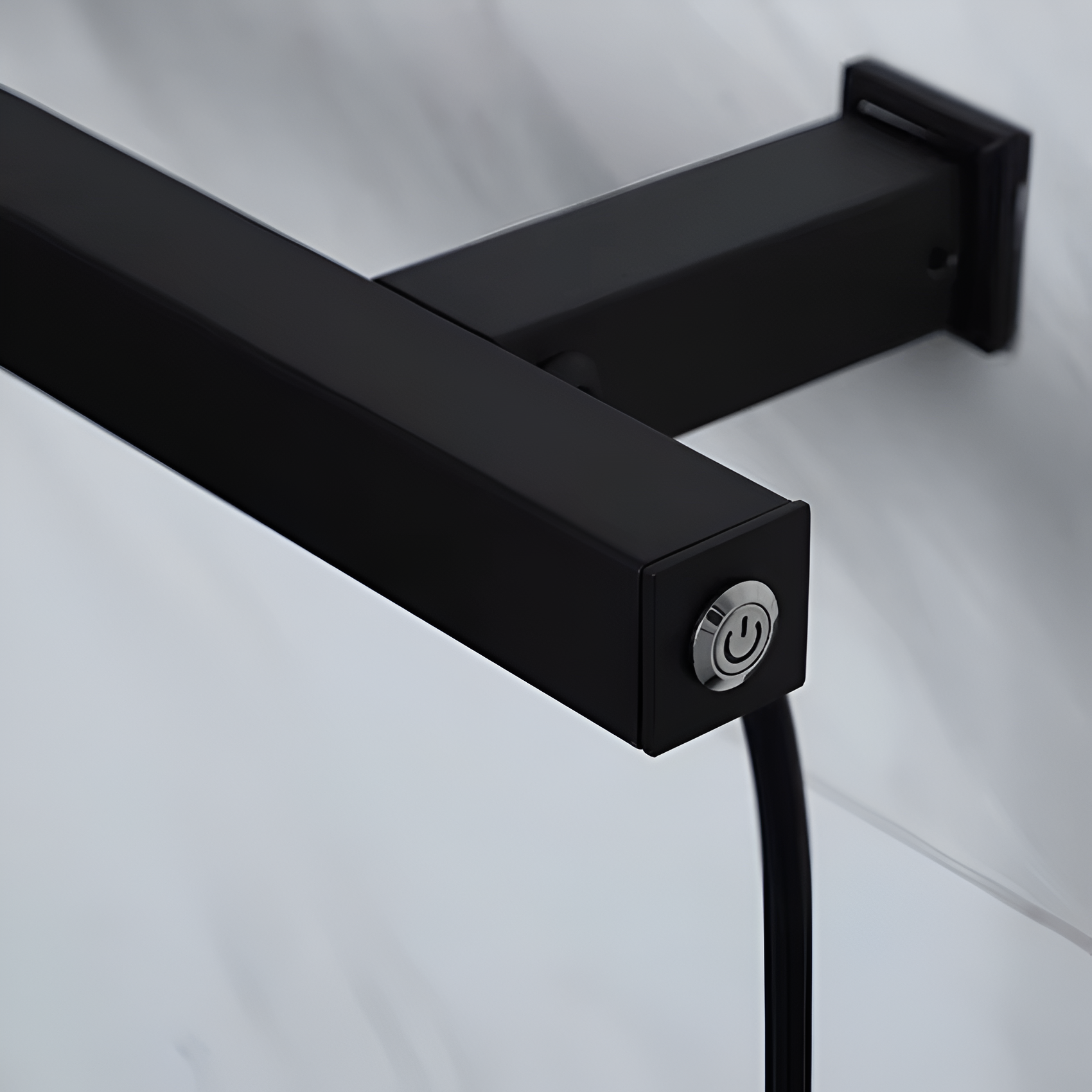 Bremen - 24x32" Towel Bar Warmer of Stainless Steel Black